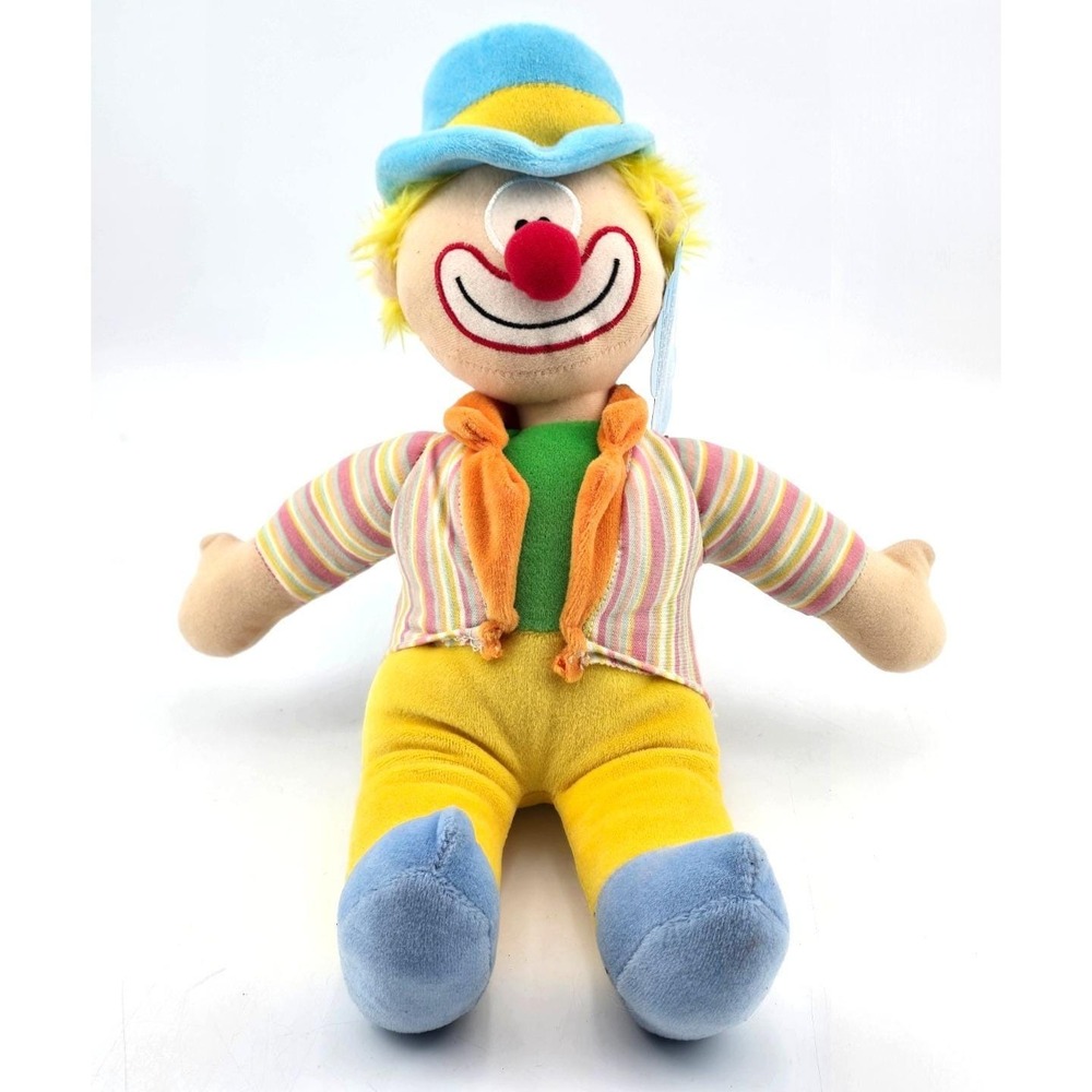 Kuddle Me Toys Dutch Holland Clown Plush Doll Stuffed‎ Toy With Tags Vintage